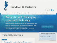 Tablet Screenshot of davidsonpartners.com